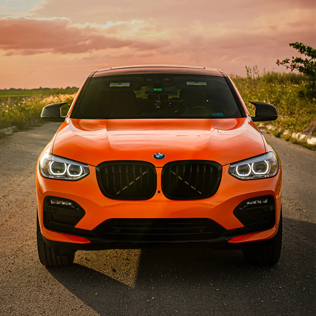EVOLV-PPF-Electric-Tangerine-bmw-front.webp
